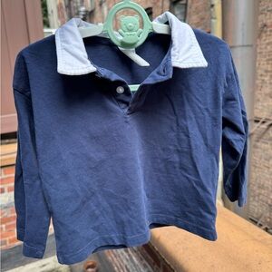 H&M Dark Blue Kids Polo with White Collar
